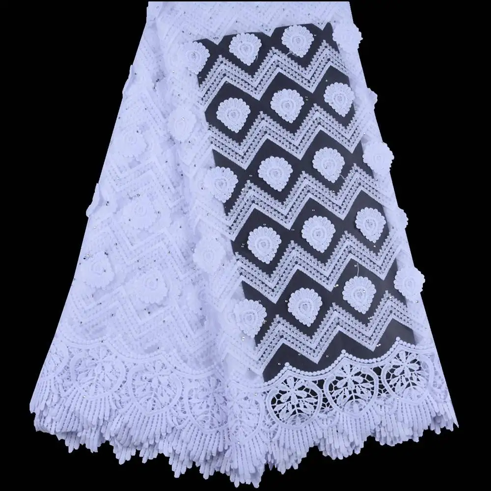 

Free Shipping Latest French Lace Fabric High Quality Tulle Applique African Lace Fabric For Party Nigerian Net Lace Fabric S1577
