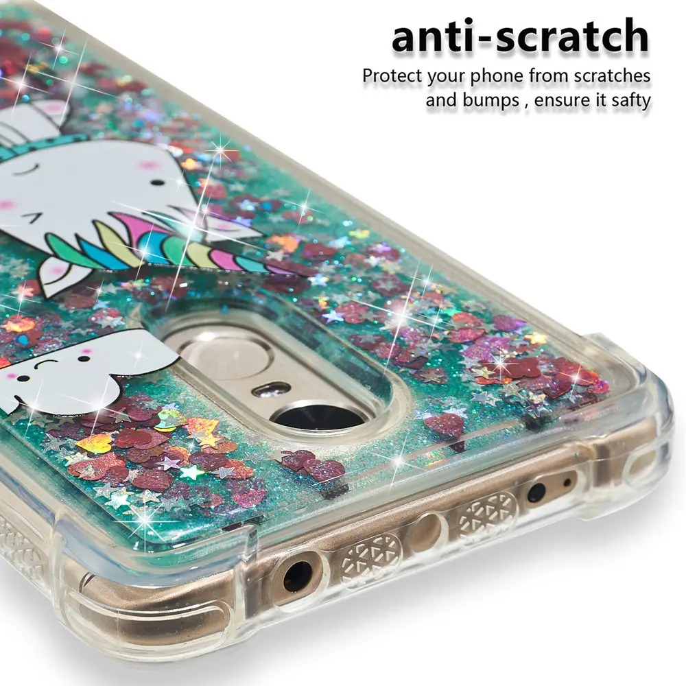 Glitter Stars Cover for Xiaomi Redmi Note 4 4X X4 Dynamic Liquid Debris TPU Quicksand Back Case Xiao Red mi Note4 X Note4X |