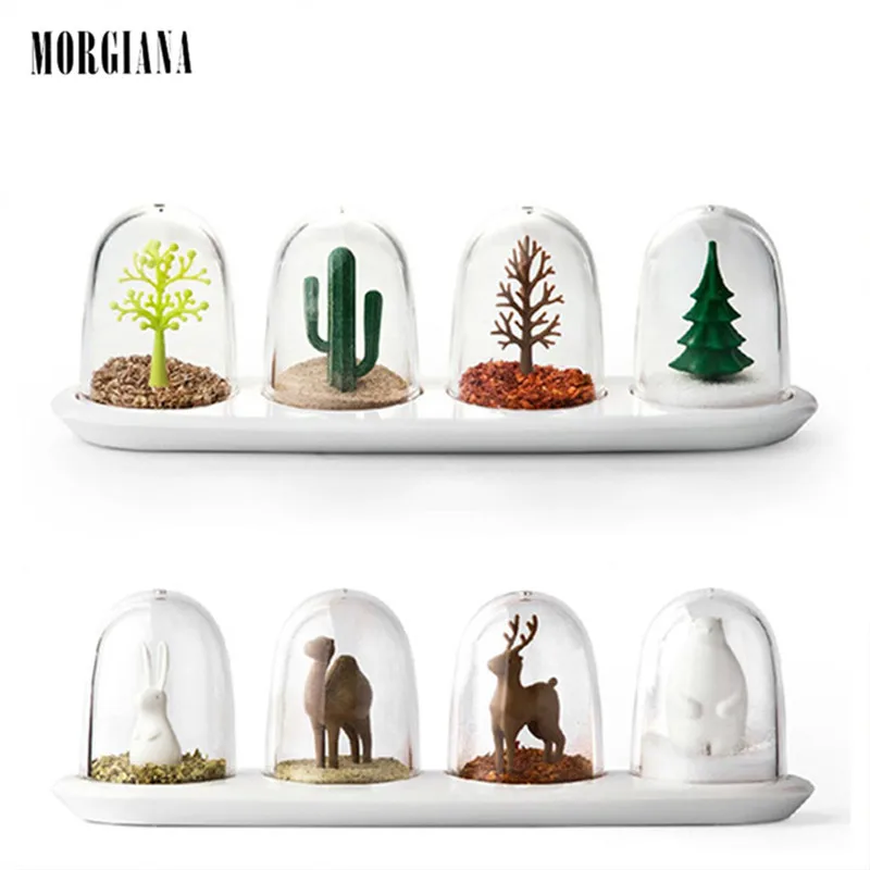 Кухонные принадлежности MORGIANA 4 шт. Всесезонная банка для специй с растениями