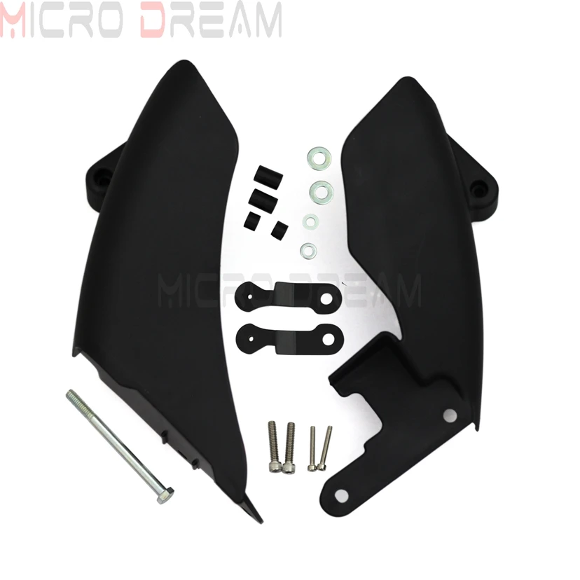 

ABS Plastic Black Air Deflector Motorcycle Faring Heat Baffle Kits For Harley Dyna Street Fat Bob Super Glide FXD 2006-Later