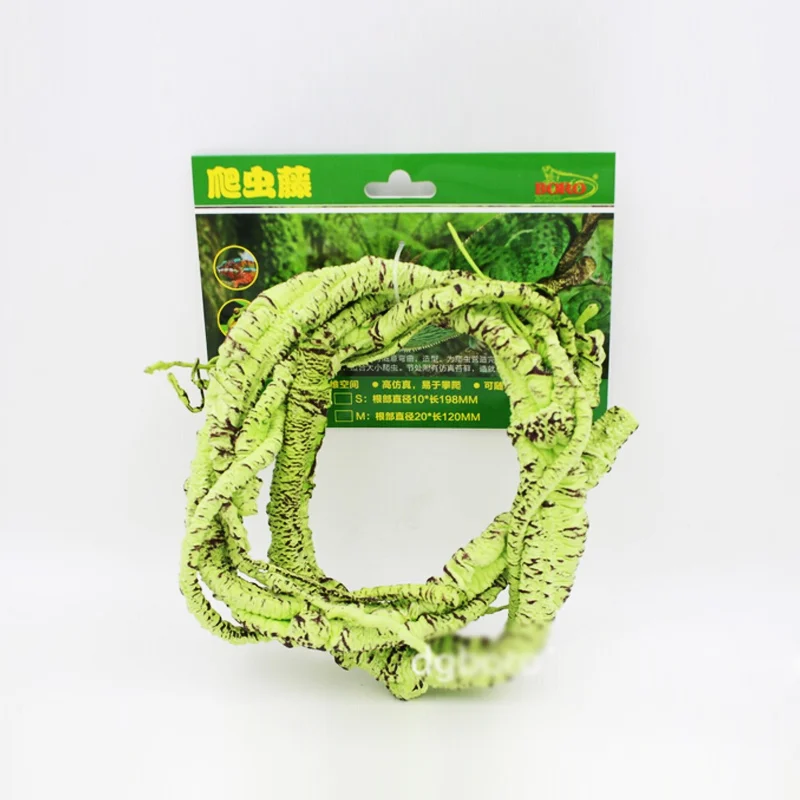 Тропический тропический свет искусственная рептилия из ротанга Искусственный