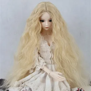 BJD  SD куклы парики вампираХлои мужчиныженщины куклы золотые длинные кудрявые 131  16 сразу же отправлены