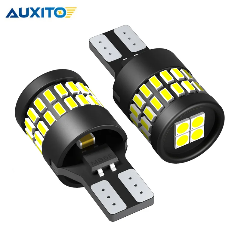 2x T16 светодиодный T15 W16W Canbus Авто светодиодный лампы заднего хода 3014 SMD CANBUS без ошибок W16W Автомобильный светодиодный светильник 12V 6000K белый