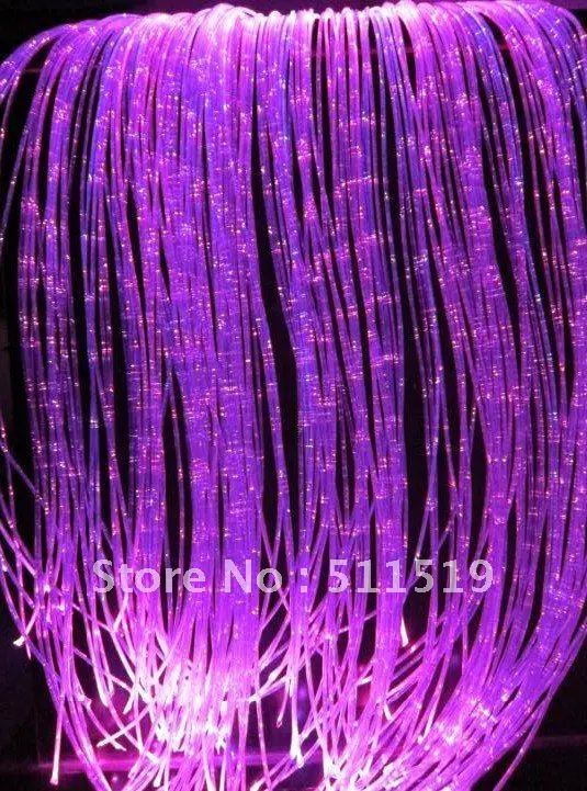 Искрящиеся волоконно-оптические занавески с 100 шт мерцающие 3*0 75 мм световые нити