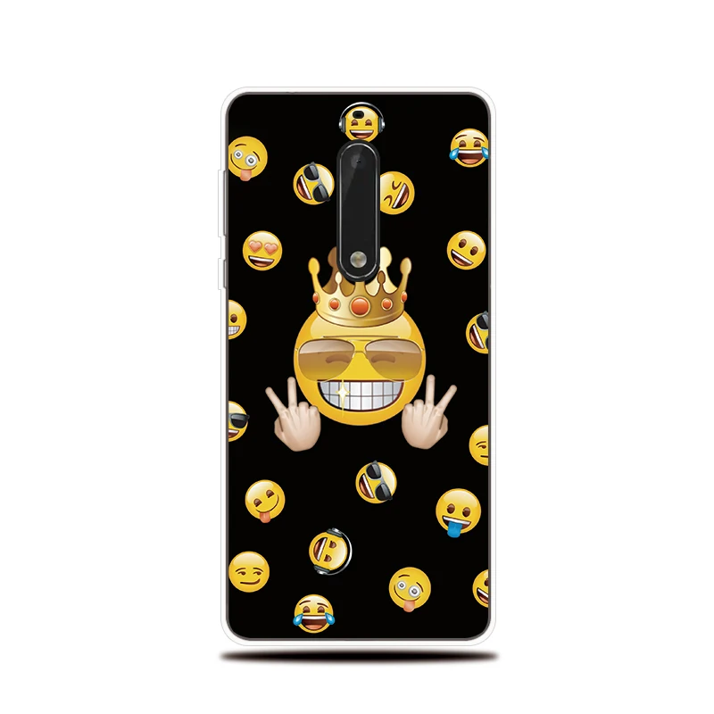 Силиконовый чехол для телефона с улыбающимся лицом Nokia 1 2 3 5 6 7 8X5X6X7 мягкий 8 Plus |