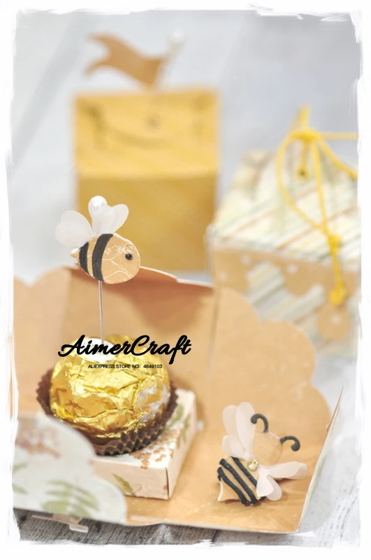 Металлические режущие штампы Little Bee Animal трафарет для скрапбукинга бумажных