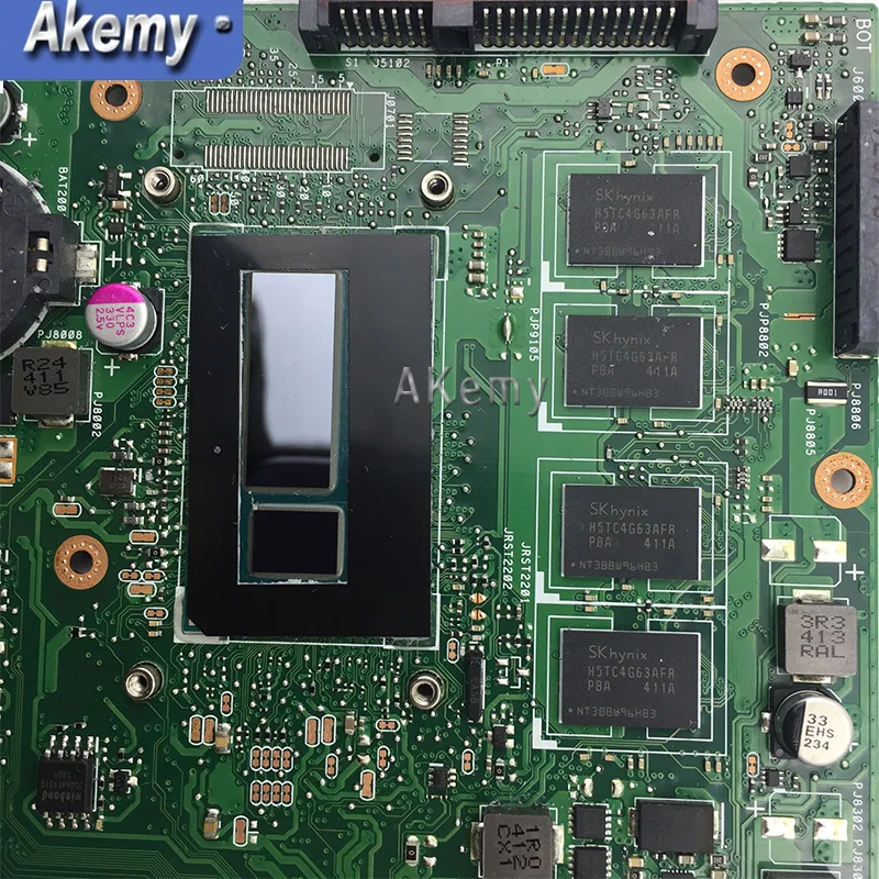 Оригинальный Для ASUS X200LA ноутбук процессор Материнская плата i3 cpu rev2.1 системная 100%