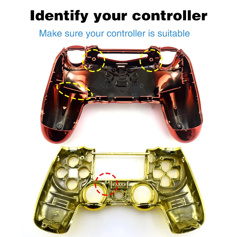 Покрытие Замена Полный чехол и кнопка мод комплект для jds 010 DualShock 4 playstation 4 PS4 контроллер корпус крышка