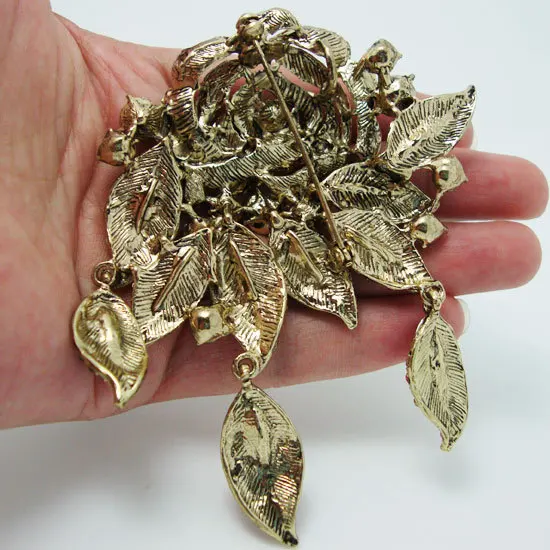 Арт деко Стиль Романтический очаровательный цветок брошь на булавке в виде розы