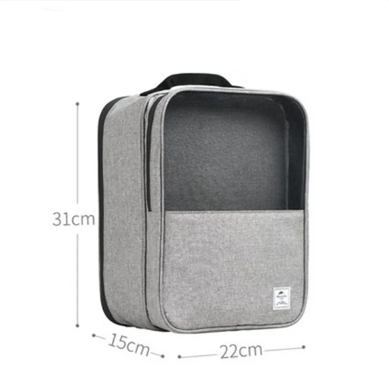 S-Gray Naturehike Многофункциональный Путешествия Портативный нейлон Пылезащитный спортивная обувь сумка для хранения NH17X016-B - Цвет: S-Gray
