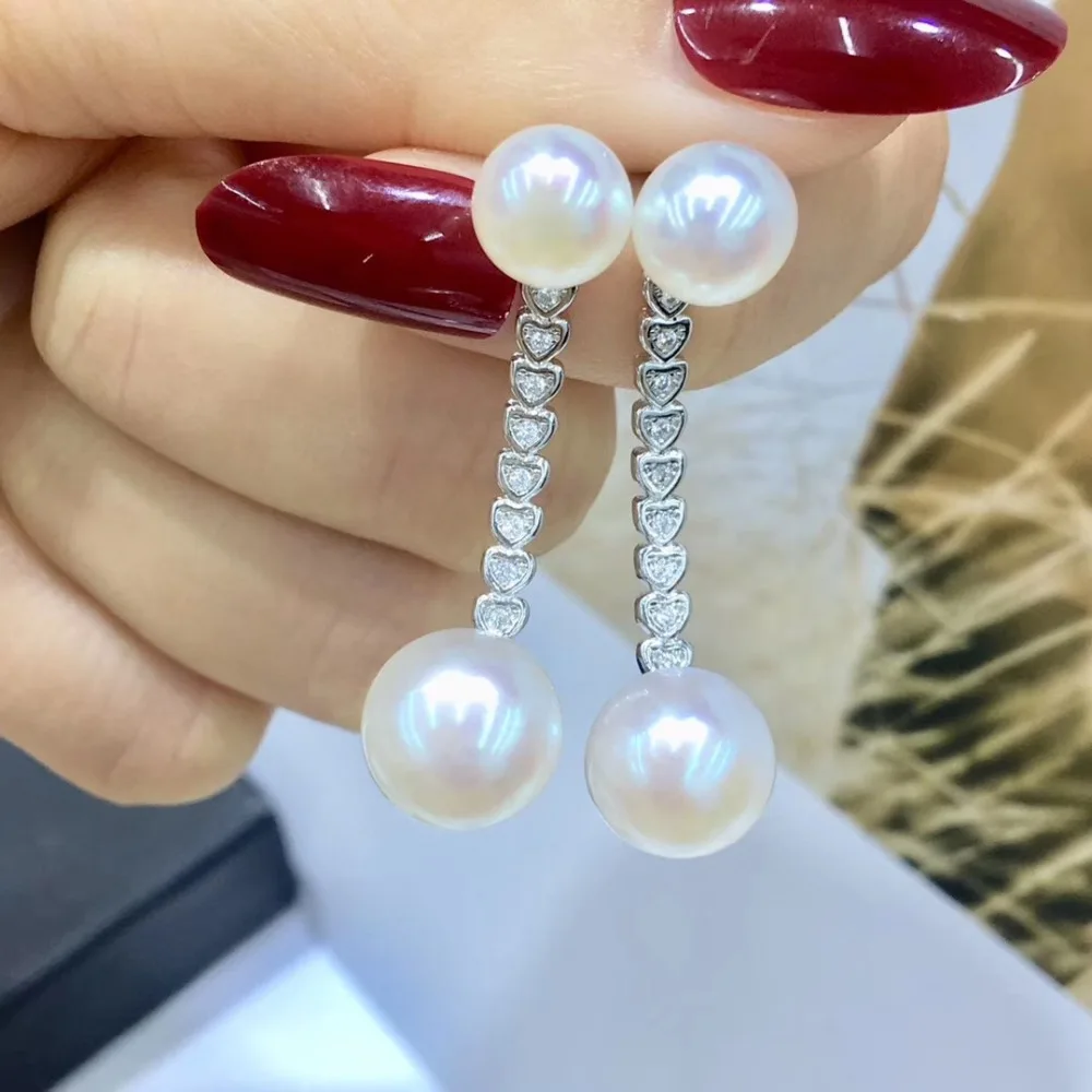 

Party Jewelry 925 Silver Earrings Findings Component Jewelry Parts Beautiful Fittings for Pearls Coral Jade Agate Beads Stones