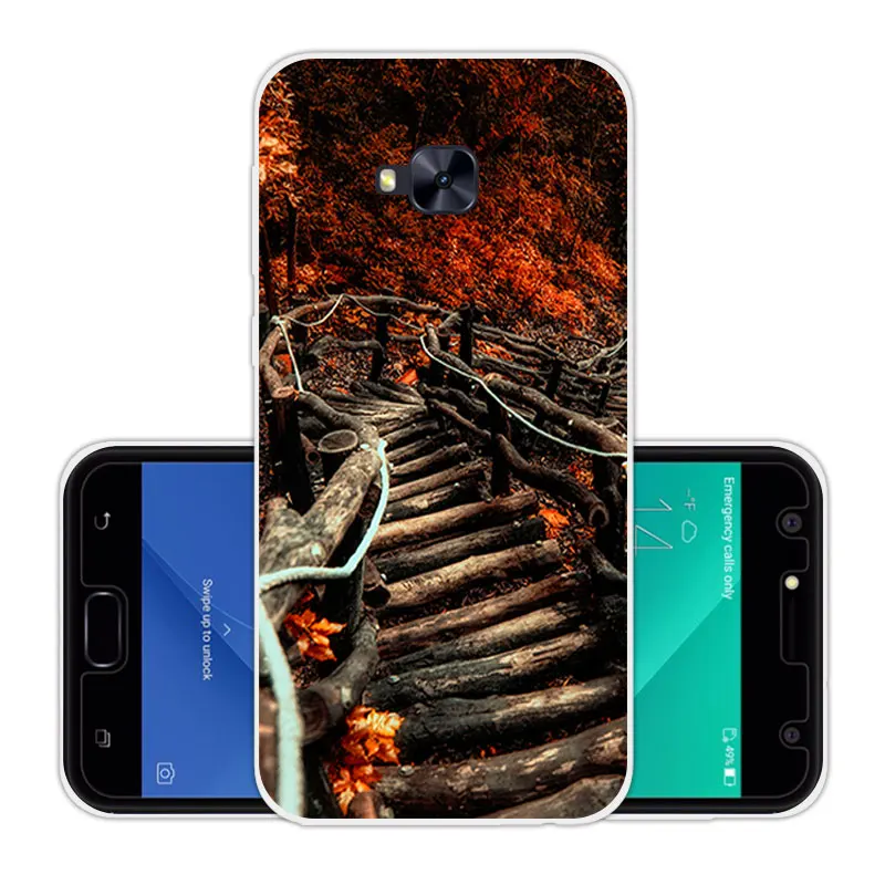 Силиконовый ТПУ чехол для телефона Asus Zenfone 4 Selfie ZD553KL роскошные чехлы DIY прозрачный