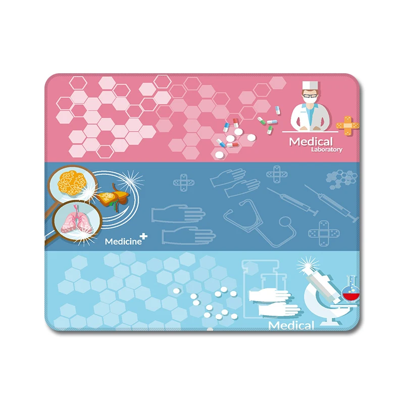 Больничные значки стоматология природа резиновый стол коврик для мыши ноутбук