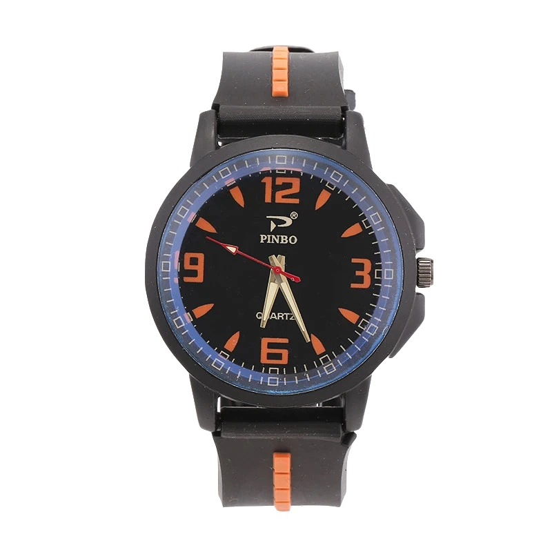 Новинка 2019 кварцевые мужские спортивные цифровые часы из сплава кожи PU наручные #