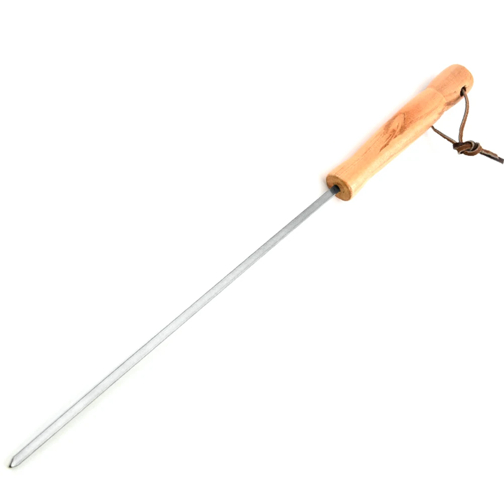 10 шт. набор инструментов для барбекю вилки походные палочки с деревянной ручкой