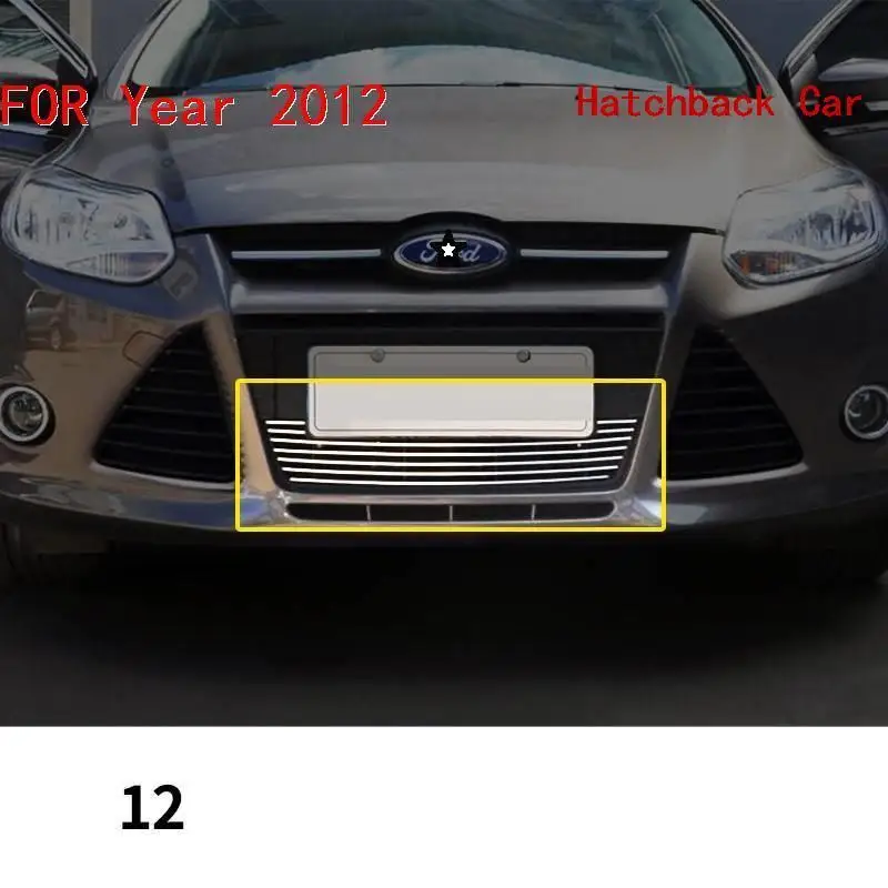 MODEL V Для укладки волос Модернизированный автомобилей модифицированные аксессуары автомобиль передний сетчатый 05 06 07 08 09, 10, 11, 12, 13, 14, 15, 16, 17, 18, для Ford Focus - Цвет: MODEL V