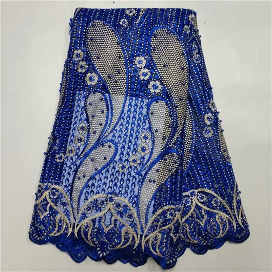 NEW Latest French Nigerian Laces Fabrics High Quality Tulle African Fabric Wedding Lace | Дом и сад