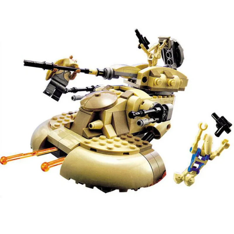221 шт Бела Diy Star Wars Rogue One ААТ Building Block Набор Jar Бинкс Боевой Дроид совместимый с legoingly