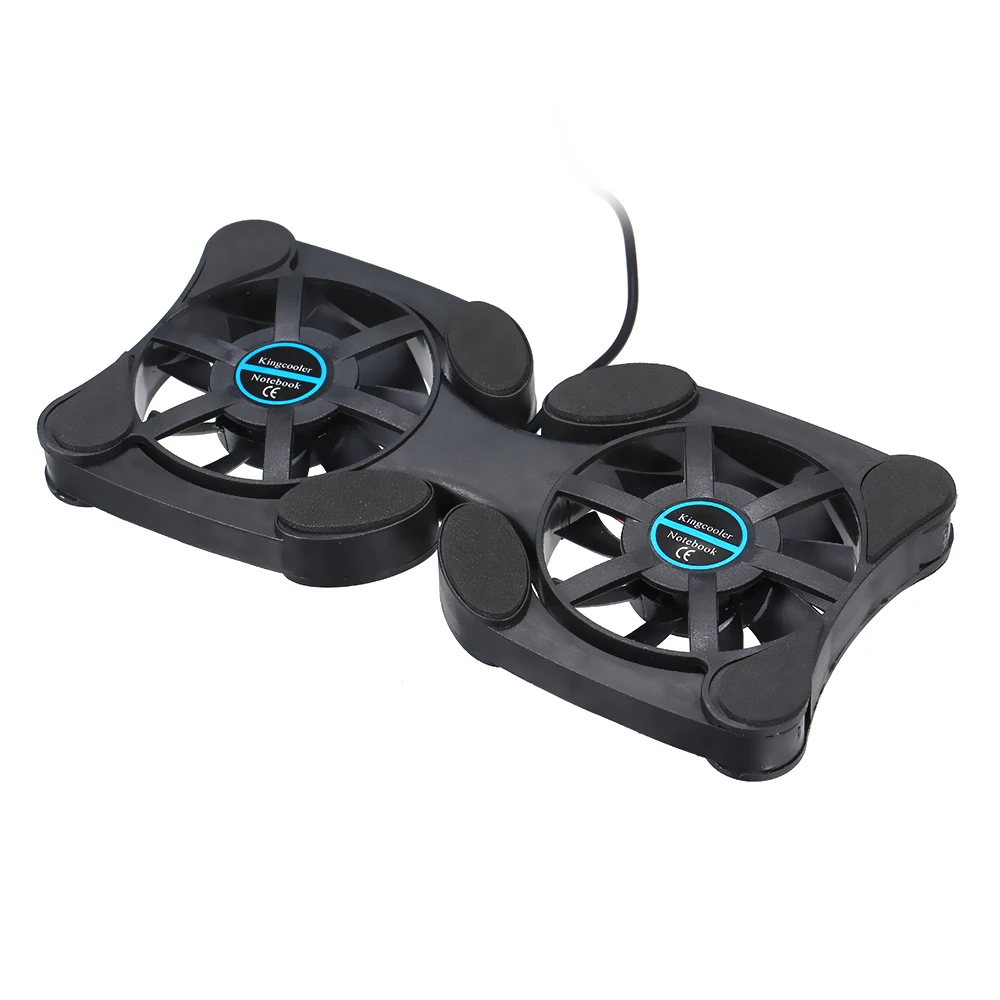 Мини Портативный USB вентилятор складной двойной кулер охлаждающая подставка для