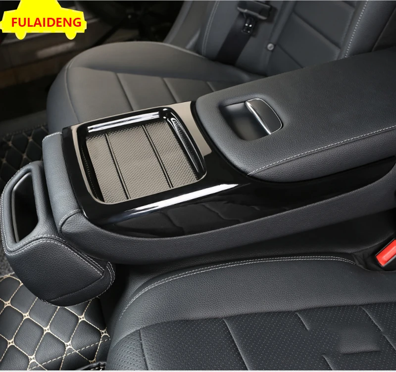 Для Benz E Class W213 E200l 300l 2016 2018 Черный ABS углеродное волокно внутренний задний