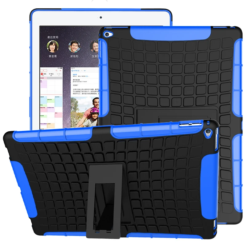 Heavy Duty Tablet Чехол Для iPad Pro 12.9 "A1584 A1652 Противоударный ТПУ + PC Жесткий Стенд e-book