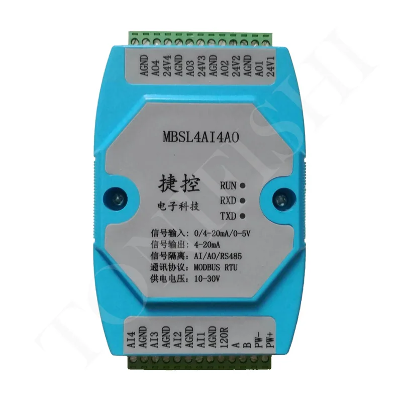 

4-20mA аналоговый вход и выход RS485 модуль сбора MODBUS
