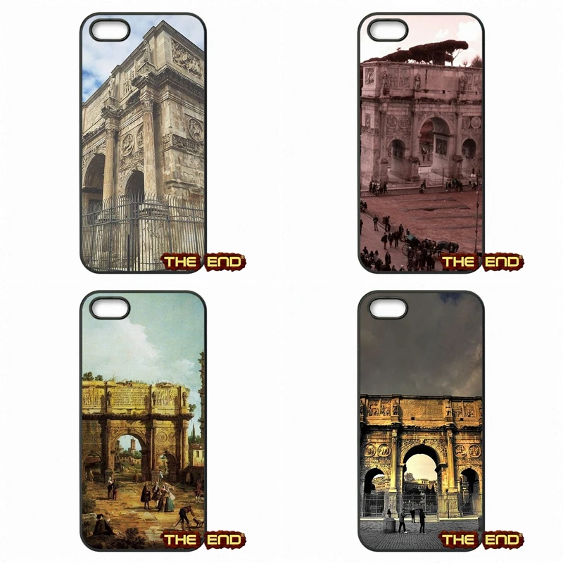 Рома Arco ди Costantino чехол для телефона iPhone X 4 4S 5 5C SE 6 S 7 8 плюс galaxy J5 J3 A5 A3 2016 S5 S7 S6