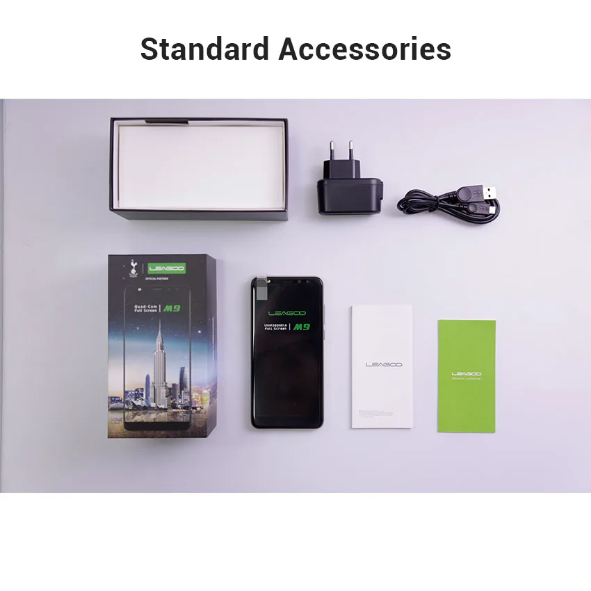 LEAGOO M9 5 &quotполноэкранный мобильный телефон Android 7 0 MT6580A четырехъядерный 2 ГБ + 16 Гб 8MP