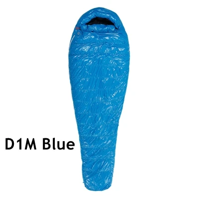 D1 M Blue Aegismax D1 D2 белая утка вниз Сращивание Мумия спальный мешок Сверхлегкий Кемпинг зима удлиняется спальный мешок - Цвет: D1 M Blue