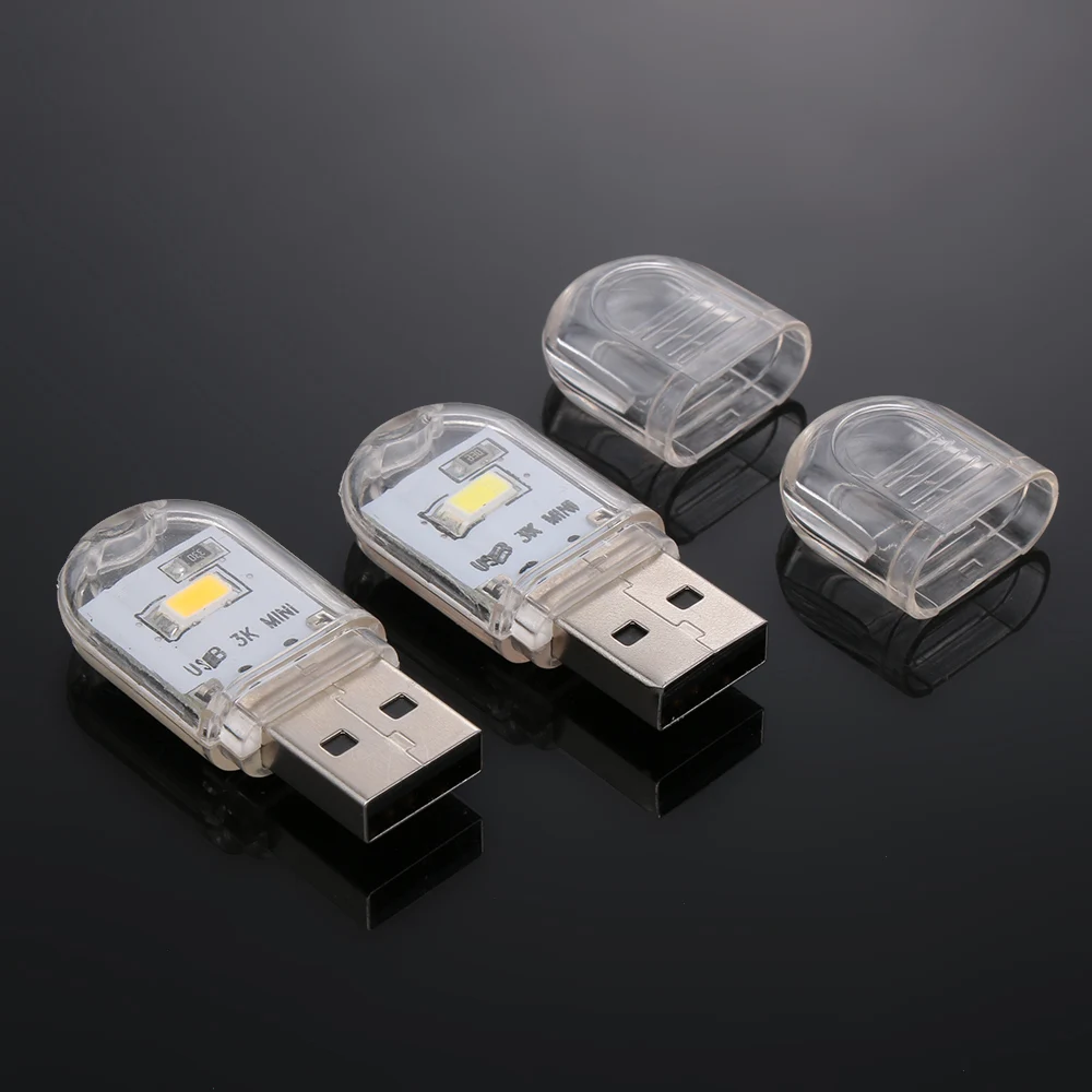 Портативный мини USB светильник для ключей светодиодный ночной Светильник чтения