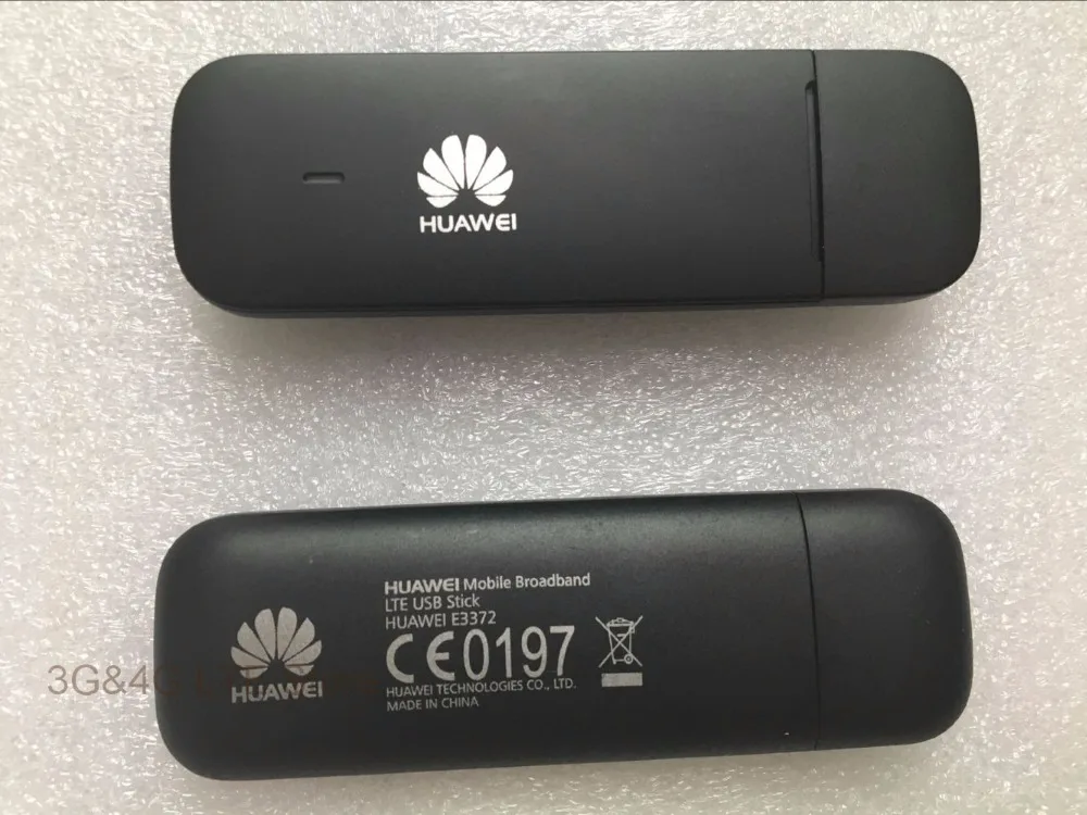 20 шт./лот DHL разблокированный huawei E3372 E3372h-153 4G LTE модем черный цвет