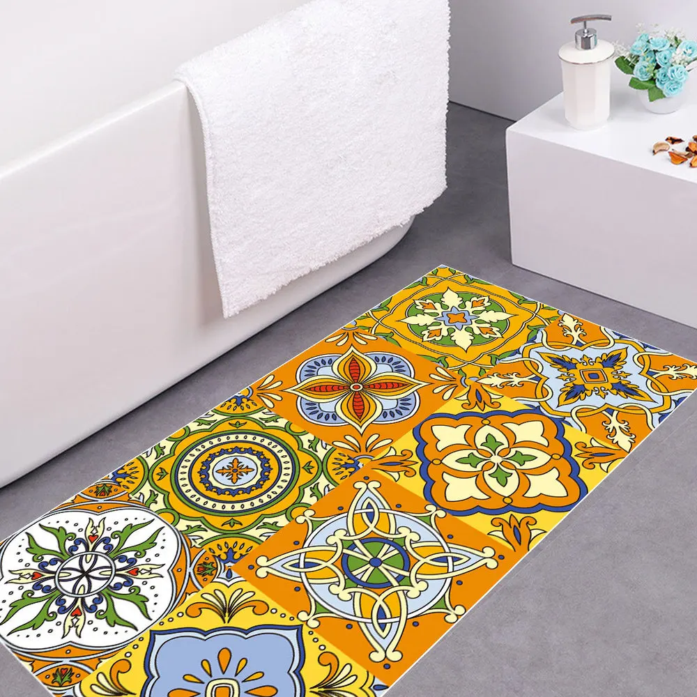 1 шт. цветной квадратный узор скандинавский водонепроницаемый из ПВХ наклейки