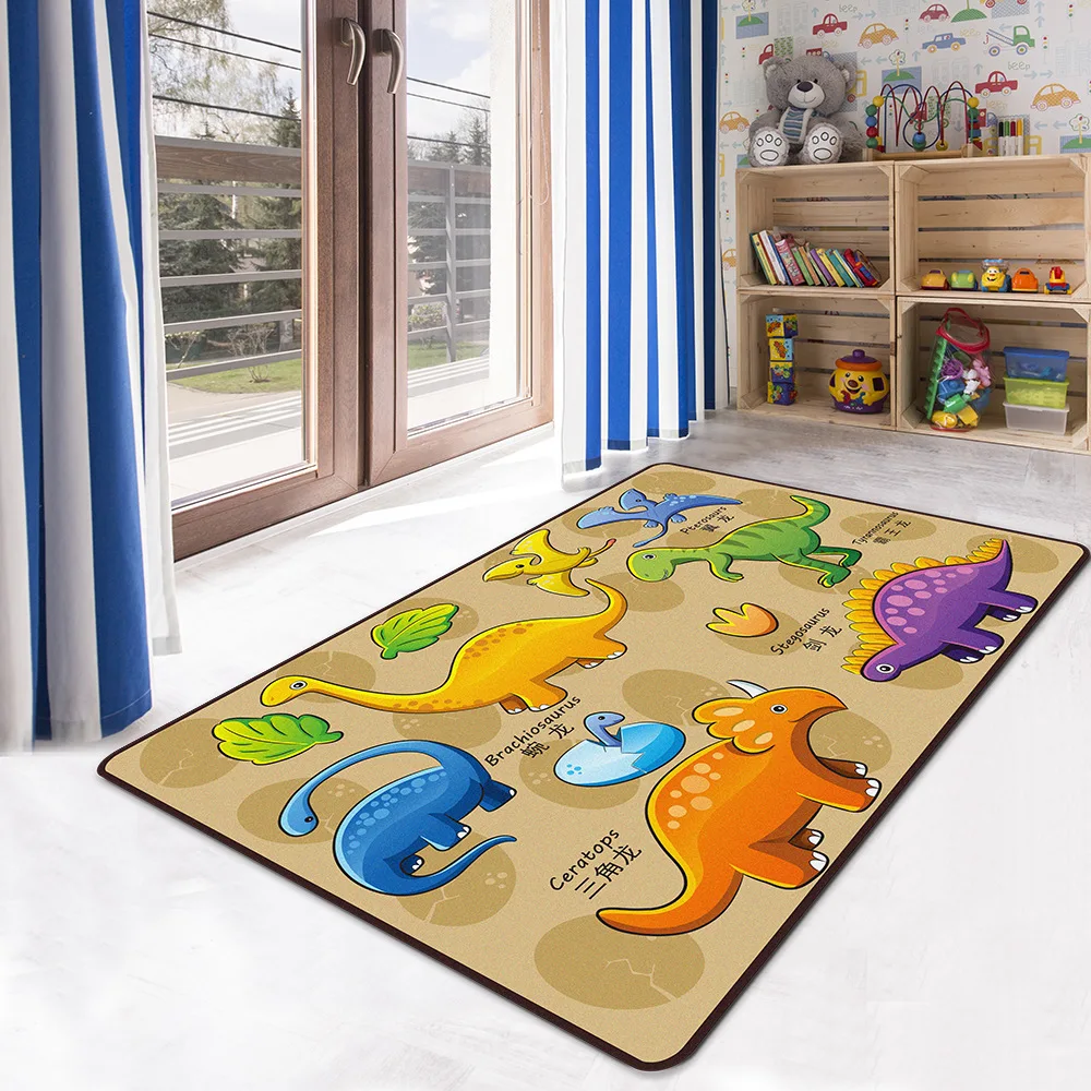 Dinosaur 2 Zeegle ковер для гостиной Universe Planet ковер с рисунком для гостиной мягкий ковер для детской комнаты ковры для спальни - Цвет: Dinosaur 2