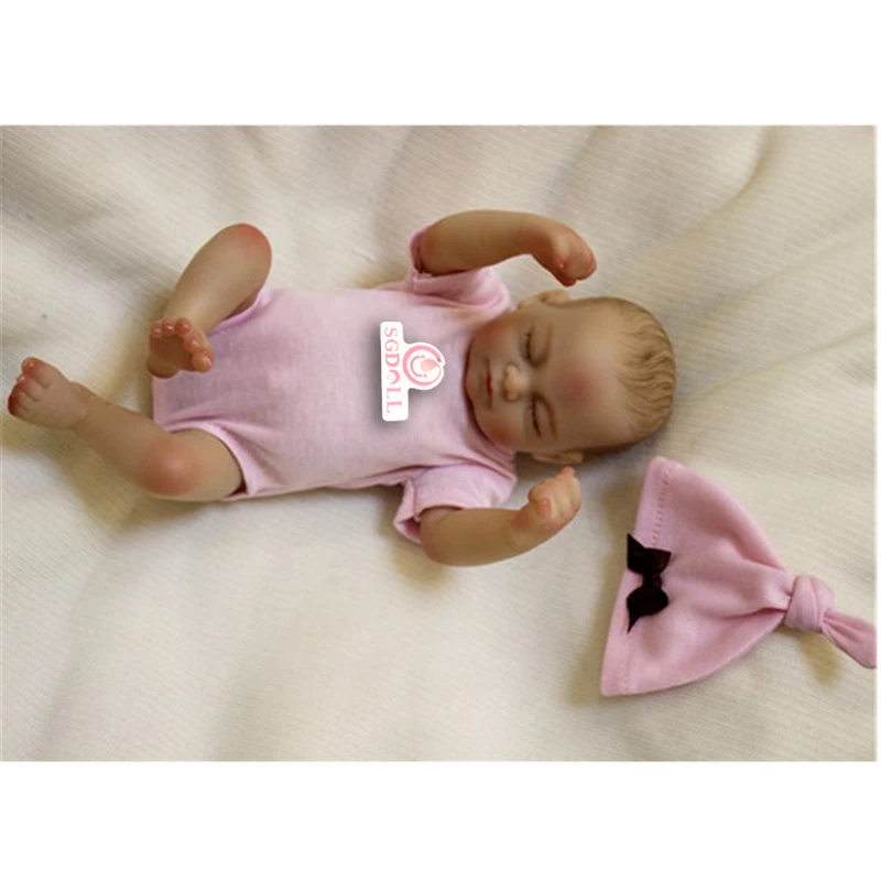 26cm/10&quot Full Silicone Vinyl Body Doll Life Like Reborn Baby Girl Newbron Gift 7030218 | Игрушки и хобби
