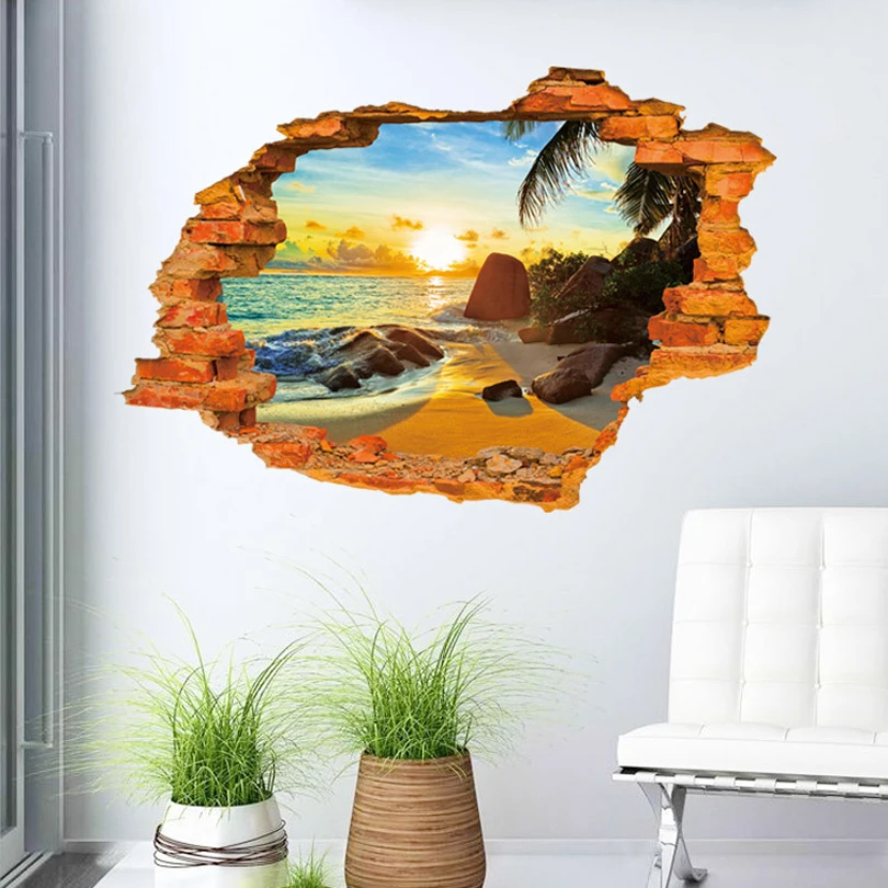 

3D Happy fun wall stickers 3D three-dimensional wall stickers Household adornment wall stickers Creative wall stickers 916001