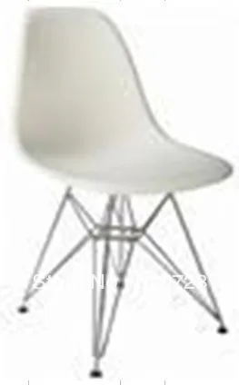 Оптовая продажа модный современный пластиковый стул/металлические ножки может