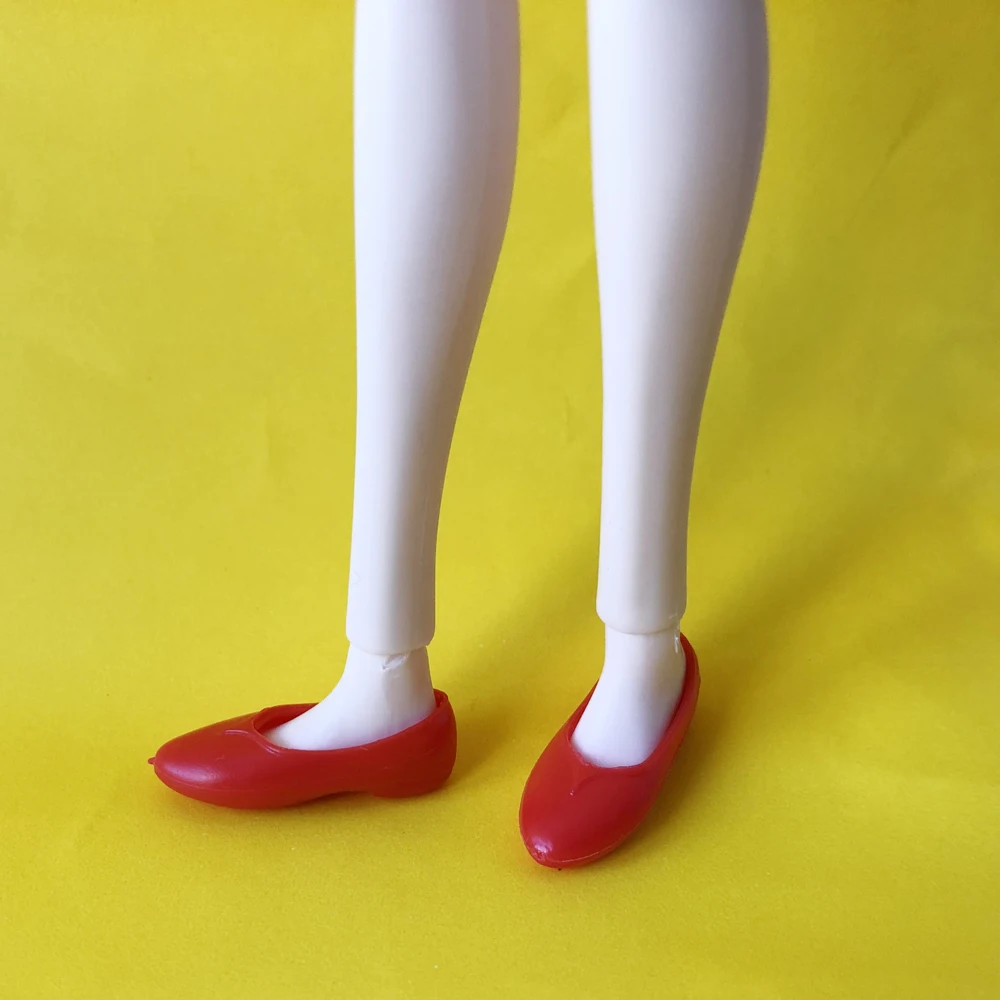 3 Pairs Plastic Mini Flat Doll Shoes For 1/6 BJD 30cm Foot for Cloth Accessories Girls | Игрушки и хобби