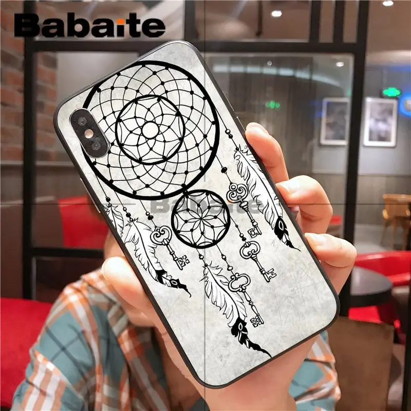 Мягкий Силиконовый ТПУ чехол с ловцом снов для iphone 11pro max iPhone X XS MAX 6 6s 7 7plus 8 8Plus 5 |