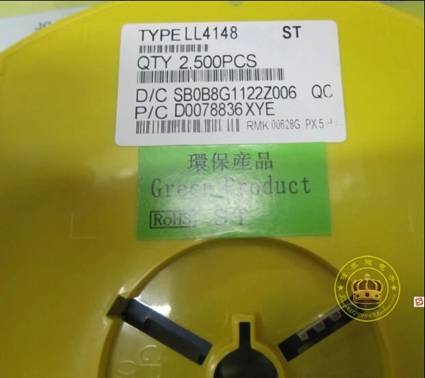 Оригинальный Новый переключатель LL4148 4148 LL34 200 шт. диодный SMD маленький сигнал 1N4148