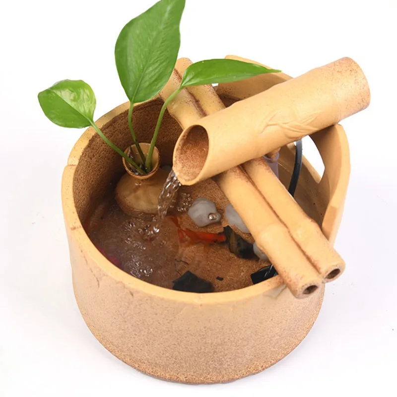 Керамический фонтан фэн шуй 110 В|gift gifts|gift birthdaygift vase |