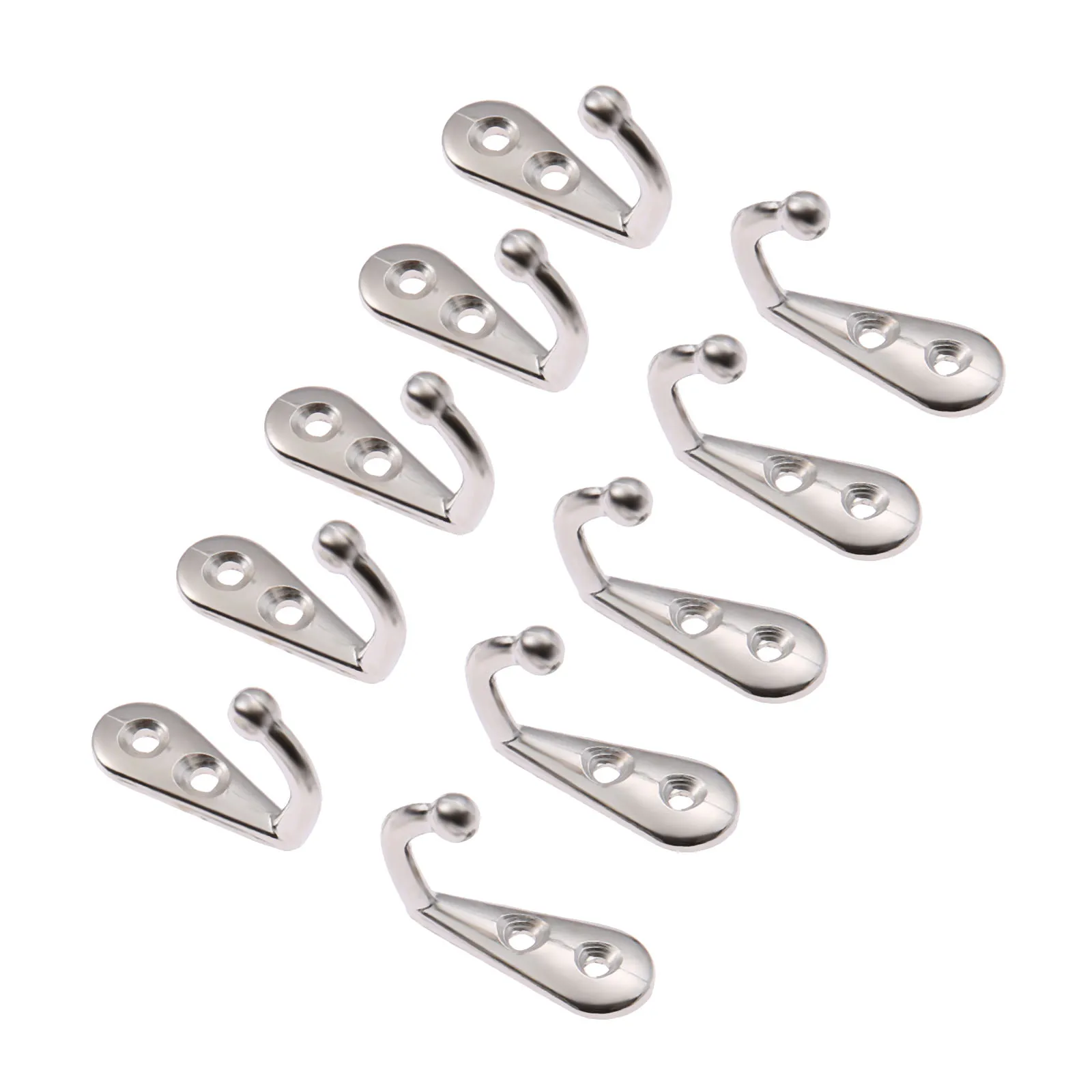 Античные Мини-вешалки из цинкового сплава 10 шт. настенная вешалка для шляп пальто