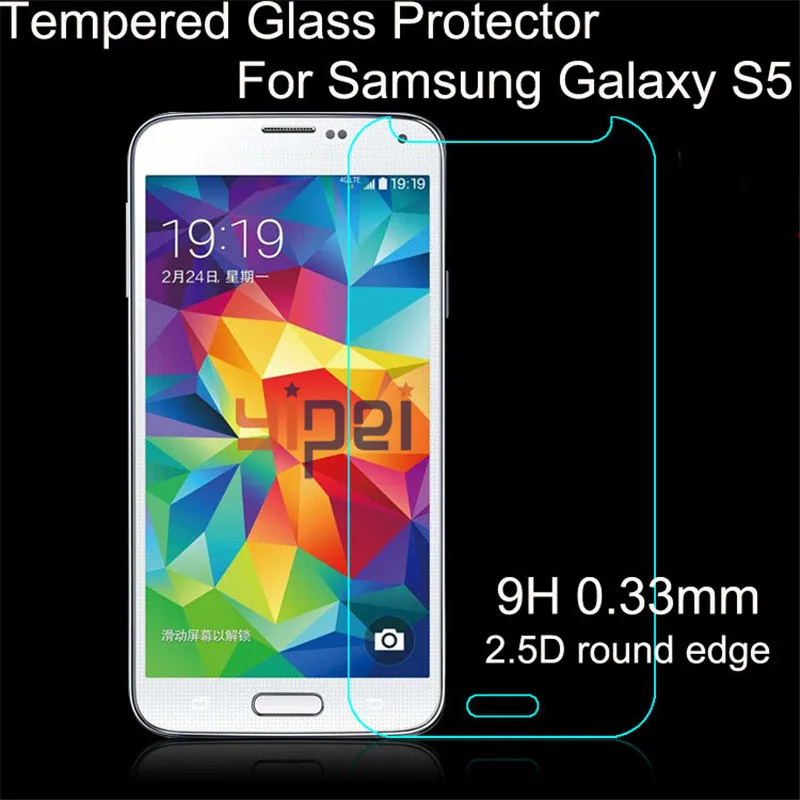 Закаленное защитное стекло для Samsung Galaxy S5 Active mini G870 i9600 G800F G900F G9006|glass screen|tempered glass