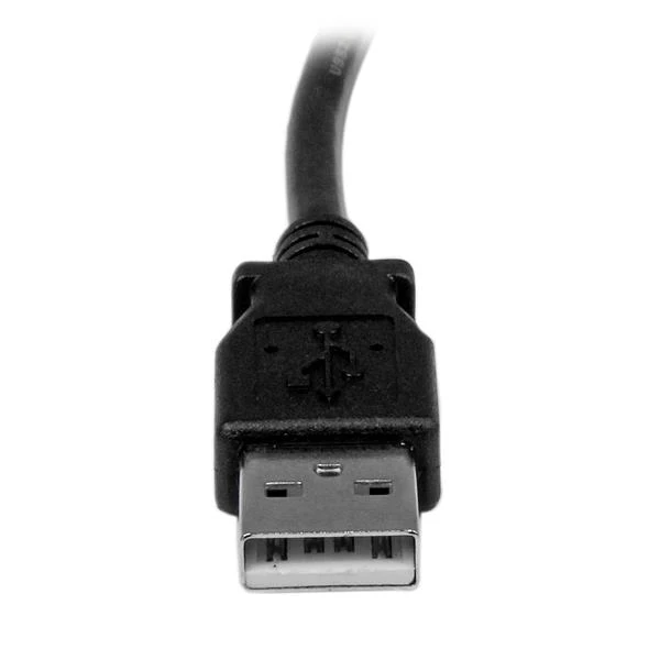 StarTech.com м 2 M USB 0 A to Right Angle B кабель-м/м Male/Male черный | Электроника