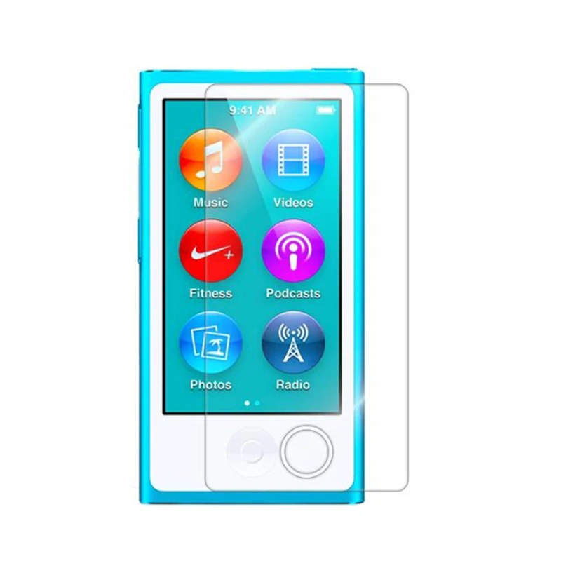 

100pcs LCD screen film For Apple ipod nano 7 6 5 front clear screen protector