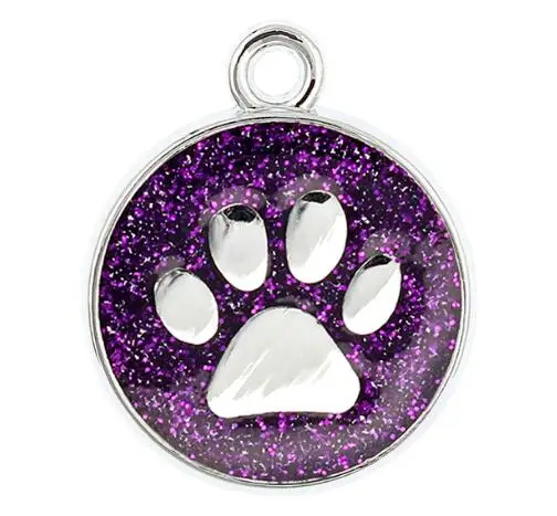 20PCS/lot Colors 18mm Cat Dog paw prints footprint hang pendant charms fit for diy phone strips keychains bag fashion jewelrys | Украшения