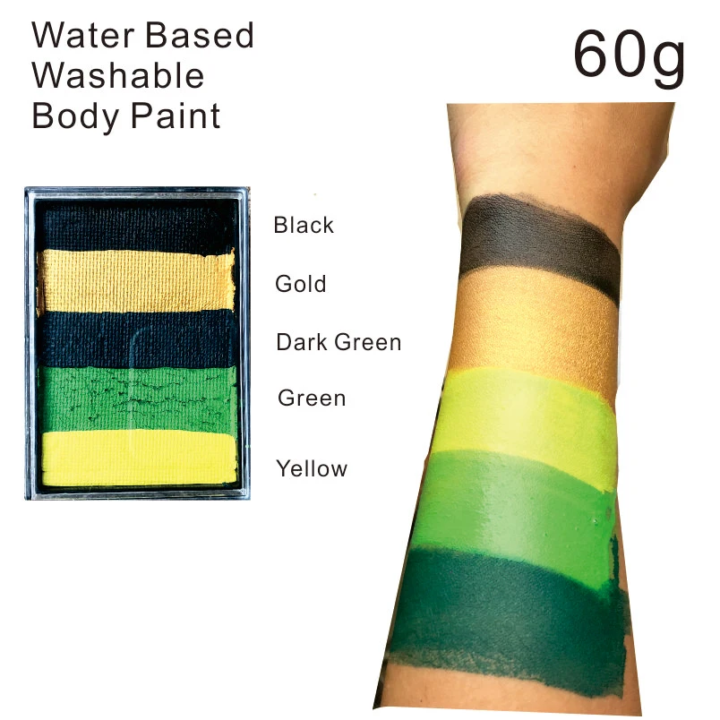 FPB06 60 г/шт. на водной основе многоцветные раздельные для лица краски тела