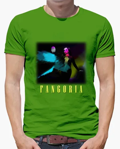 2017 Рекомендуем футболки мужчин Fangoria Короткими рукавами Мода Трикотажные kpop S-XXXL |