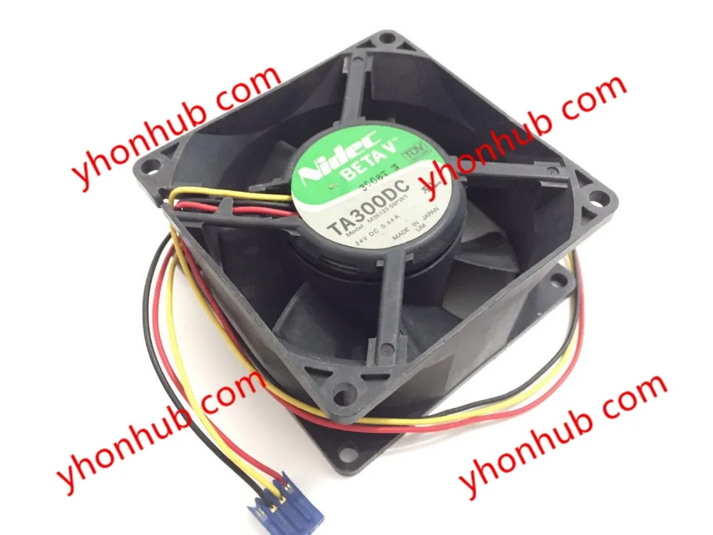 Серверный охлаждающий вентилятор Nidec TA300DC M35133-58PW1 DC 24V 0.44A 80x80x38 мм