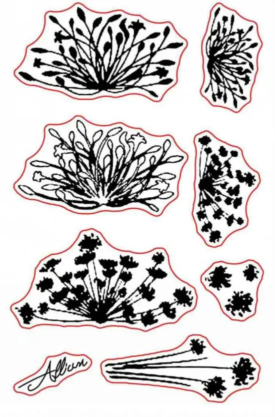 Прозрачные штампы из травы для домашнего скрапбукинга/изготовления открыток/декорирования на Рождество для детей ST0025