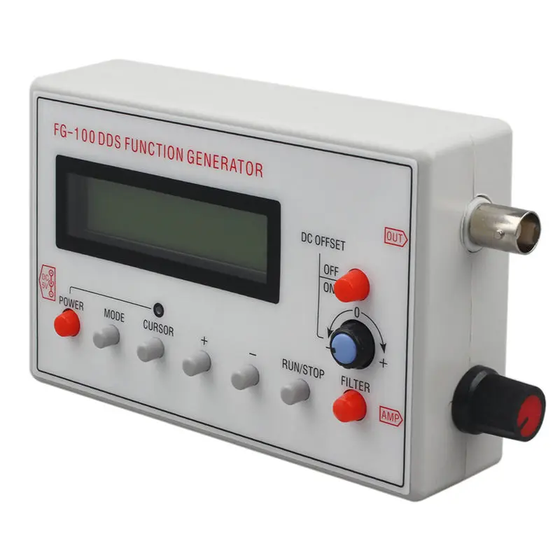 

HLZS-FG-100 DDS функция генератор сигналов счетчик частоты 1 Гц-500 кГц